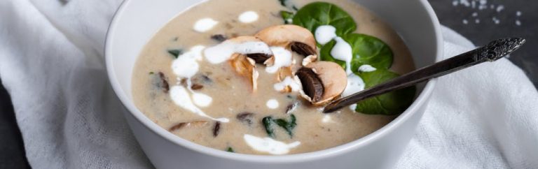 Soupe crémeuse aux champignons online