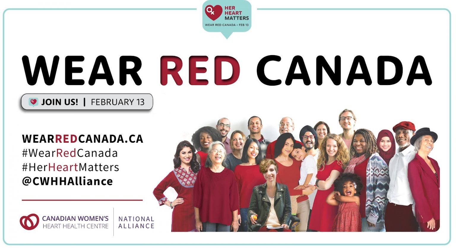 Celebrate Wear Red Canada on February 13th! University of Ottawa Heart Institute Patient
